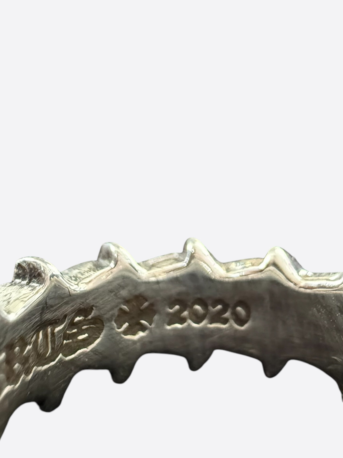 Chrome Hearts Silver Star Band Ring