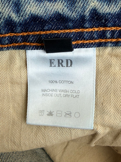 Enfants Riches Deprimes Blue Patchwork Flared Jeans
