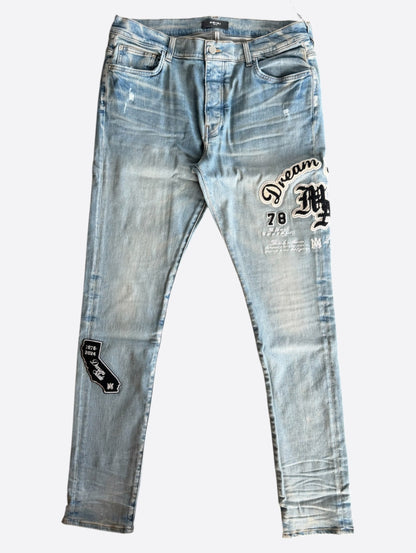 Amiri Clay Indigo Dream Team MX1 Jeans