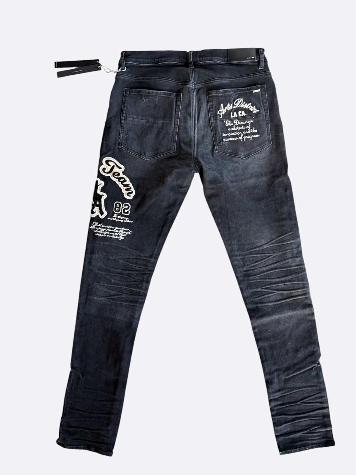 Amiri Vintage Black Dream Team MX1 Jeans