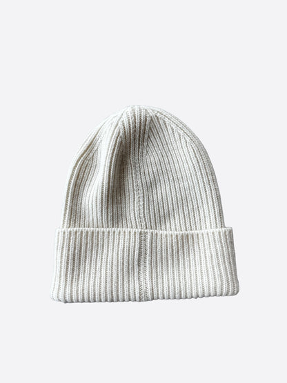 Louis Vuitton White Ahead Logo Beanie