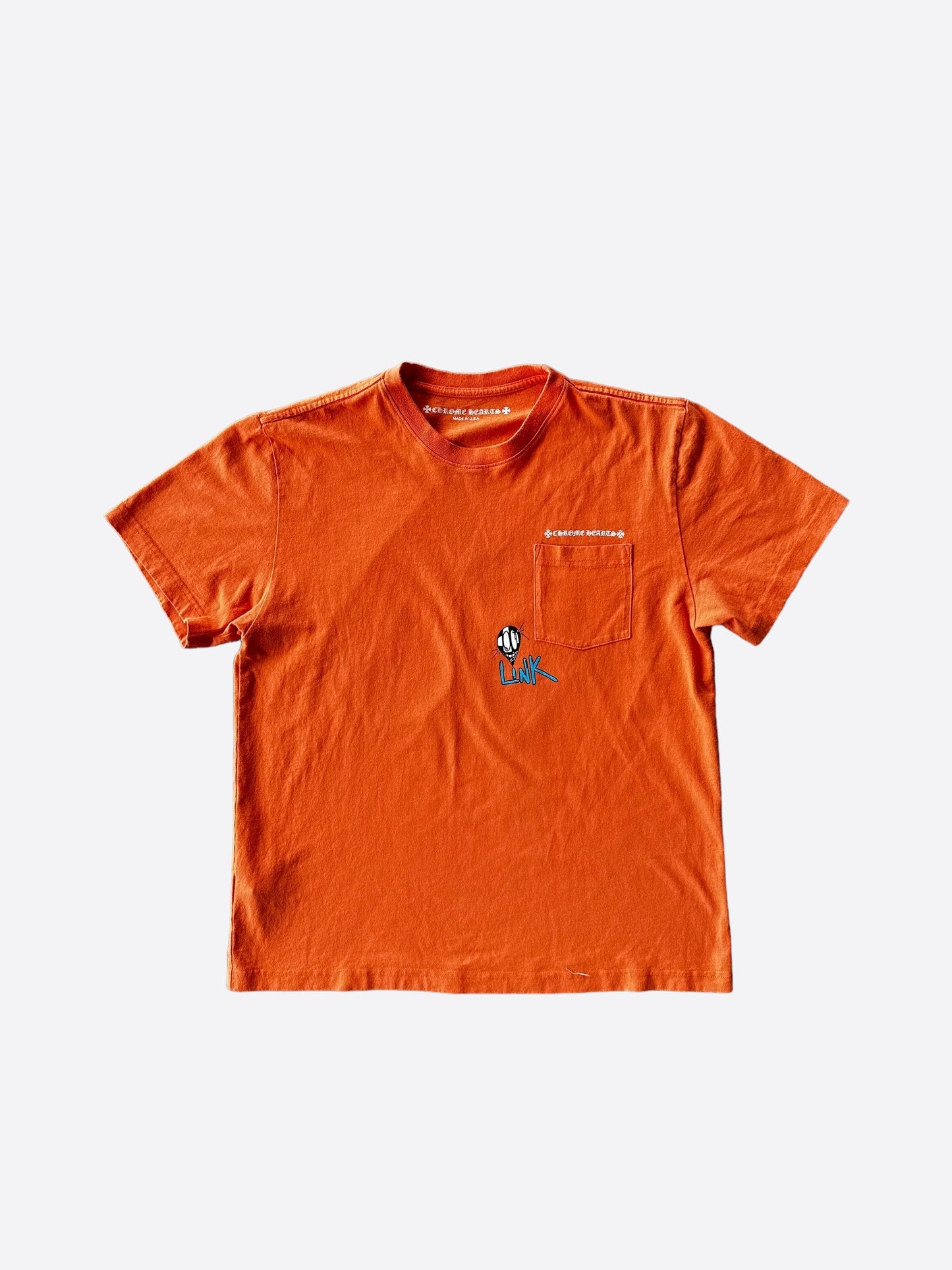 Chrome Hearts Matty Boy Orange Link & Build Pocket T-Shirt