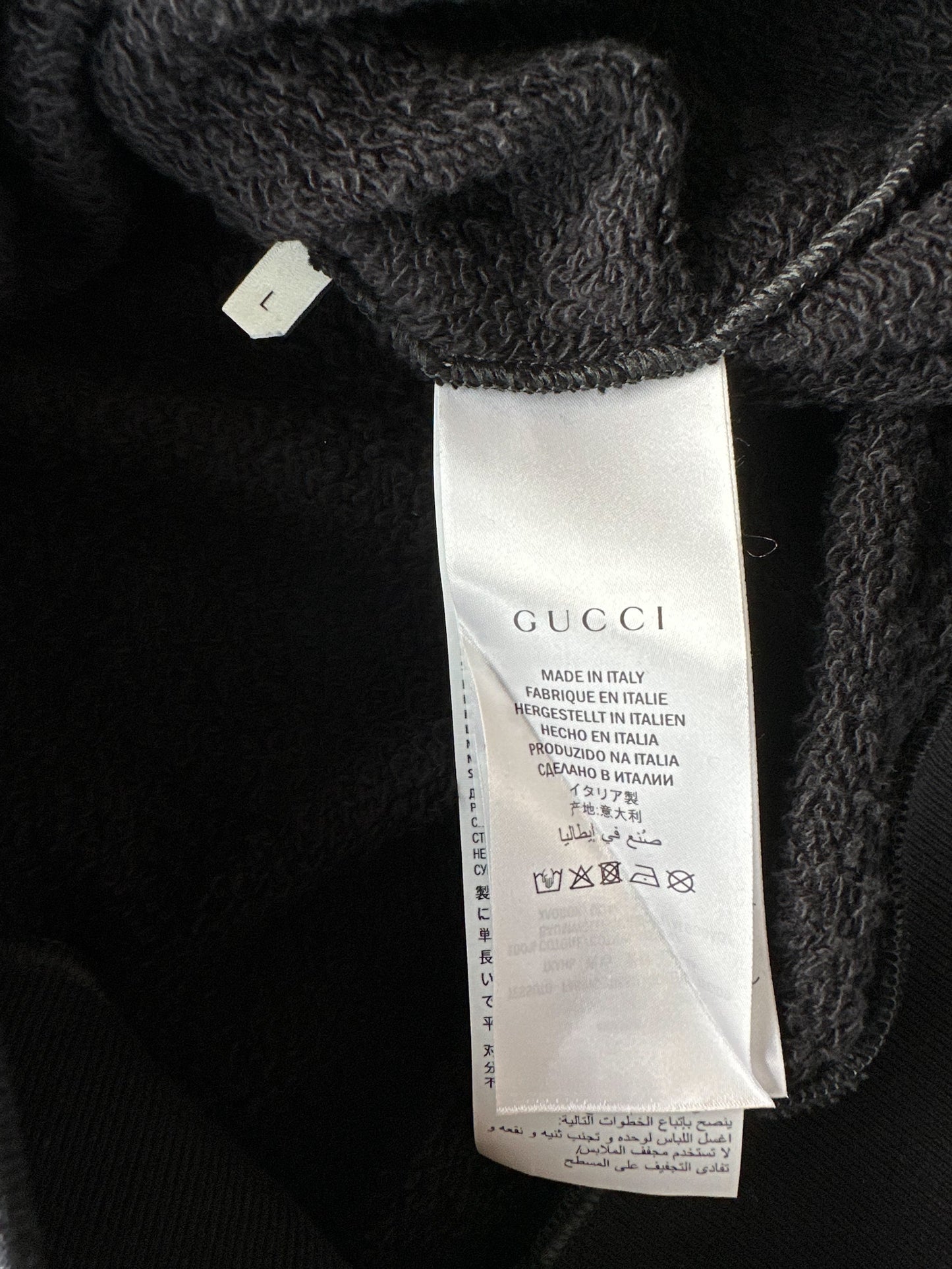 Gucci Black Bootleg logo Sweater