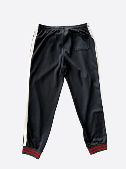 Gucci Black Logo Striped Trackpants