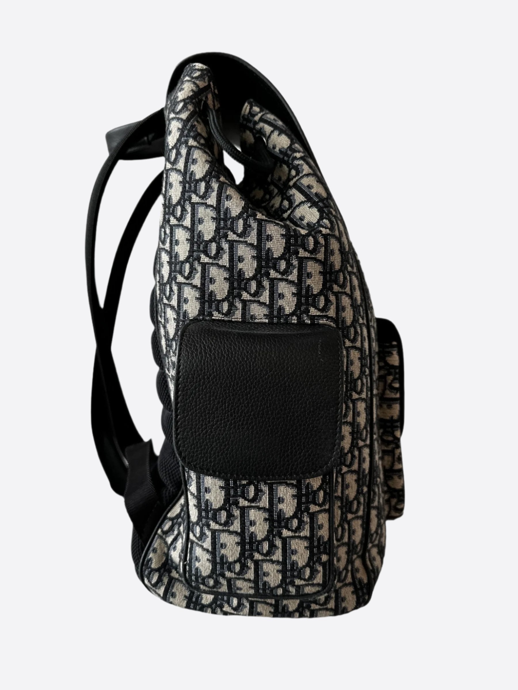 Dior Oblique Beige Saddle Backpack – Savonches