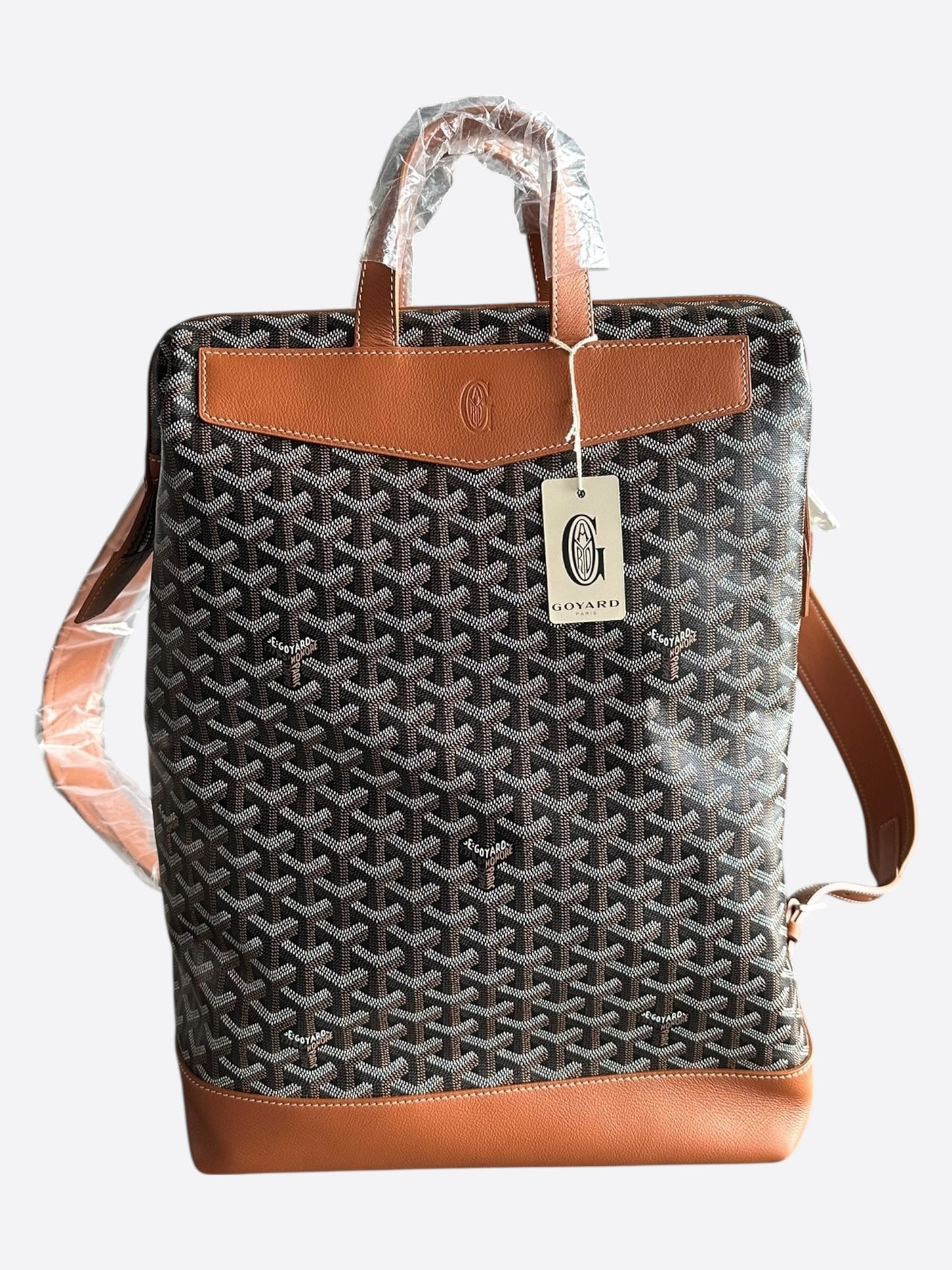 Goyard Black & Brown Cisalpin Backpack