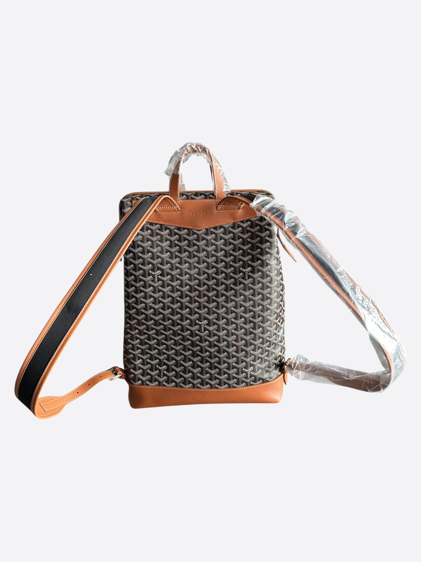Goyard Black & Brown Cisalpin Backpack