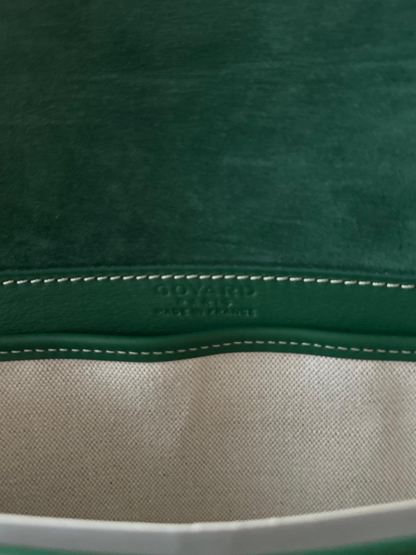 Goyard Green Coursier Messenger Bag