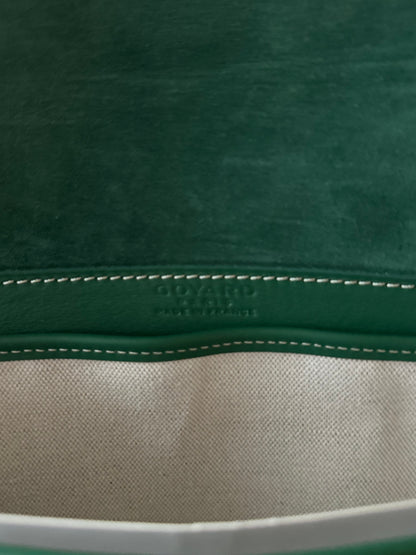 Goyard Green Coursier Messenger Bag