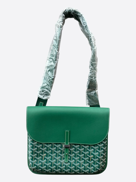 Goyard Green Coursier Messenger Bag