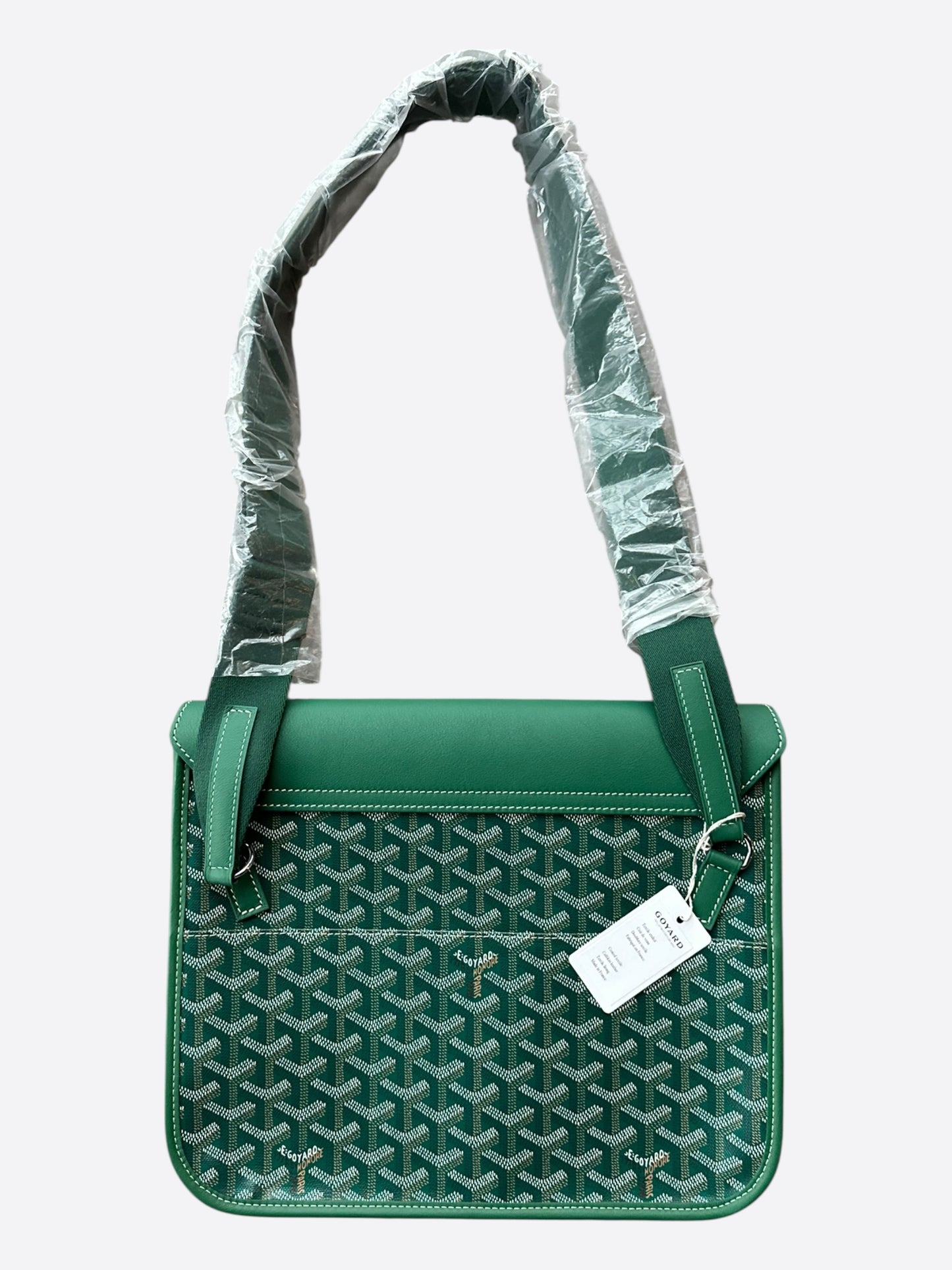 Goyard Green Coursier Messenger Bag