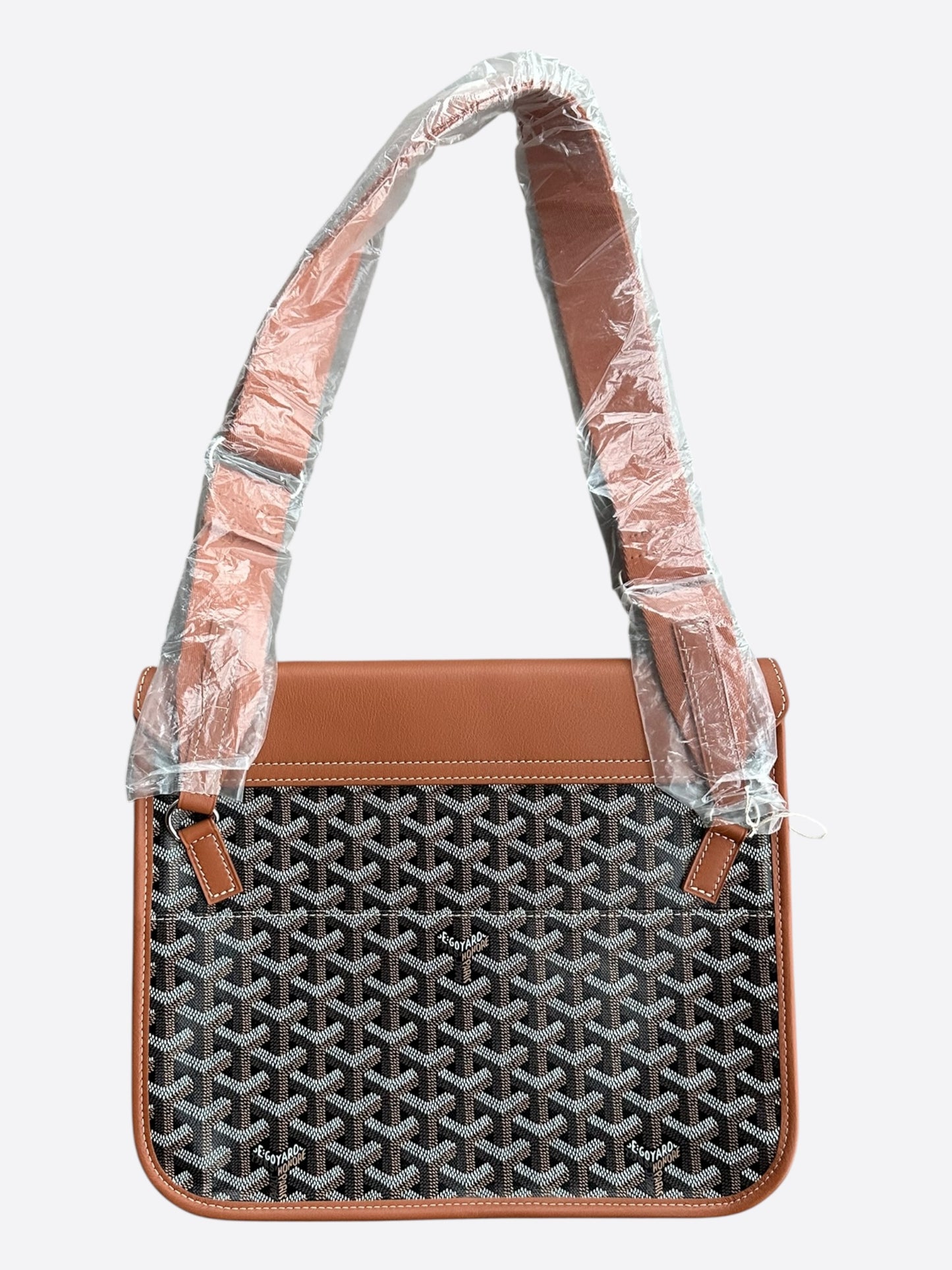 Goyard Black & Brown Coursier Messenger Bag