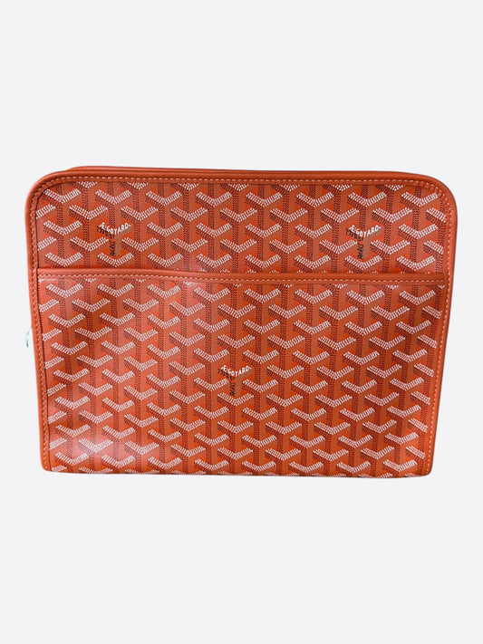 Goyard Orange Jouvence GM Toiletry Bag