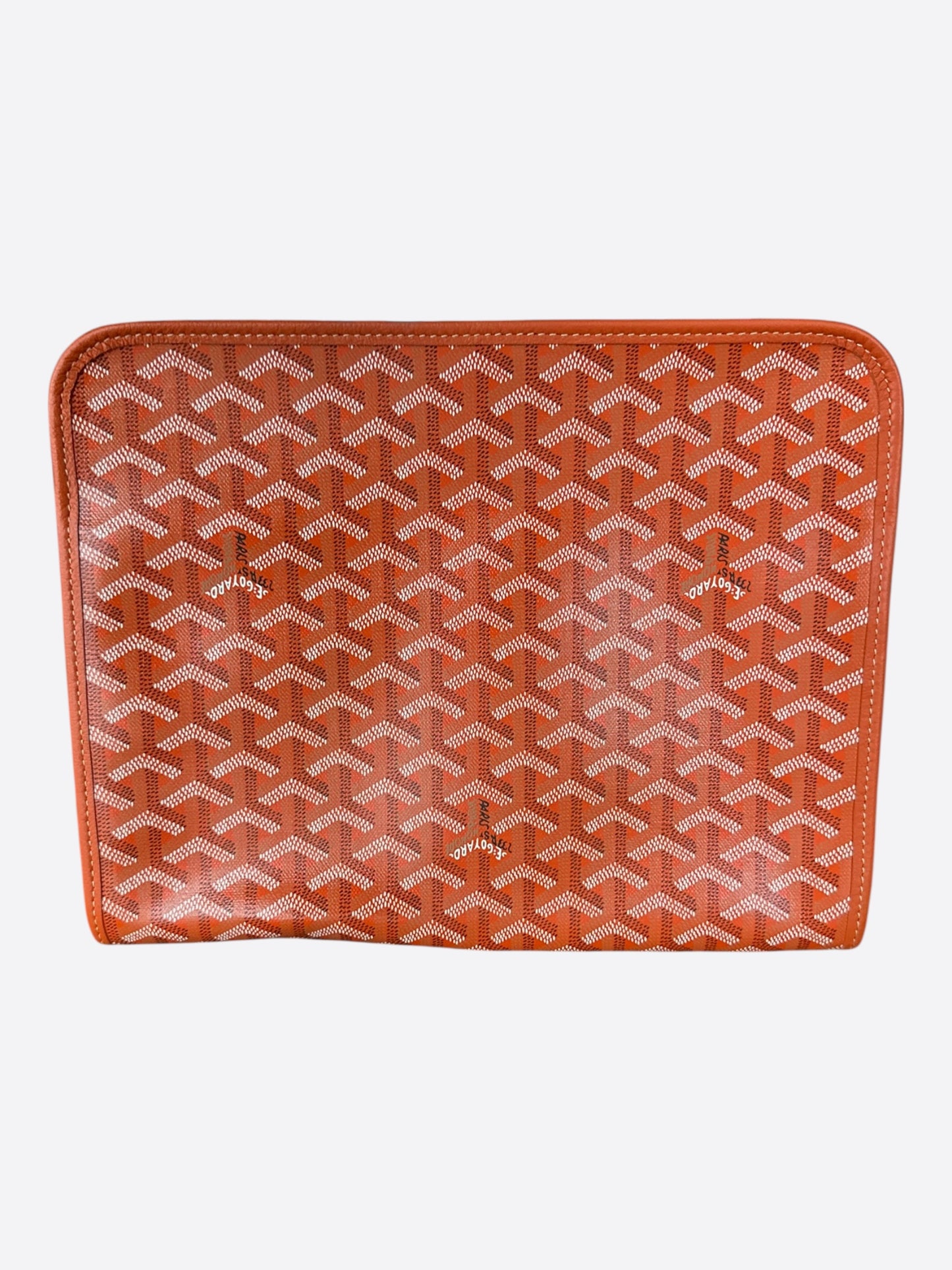 Goyard Orange Jouvence GM Toiletry Bag