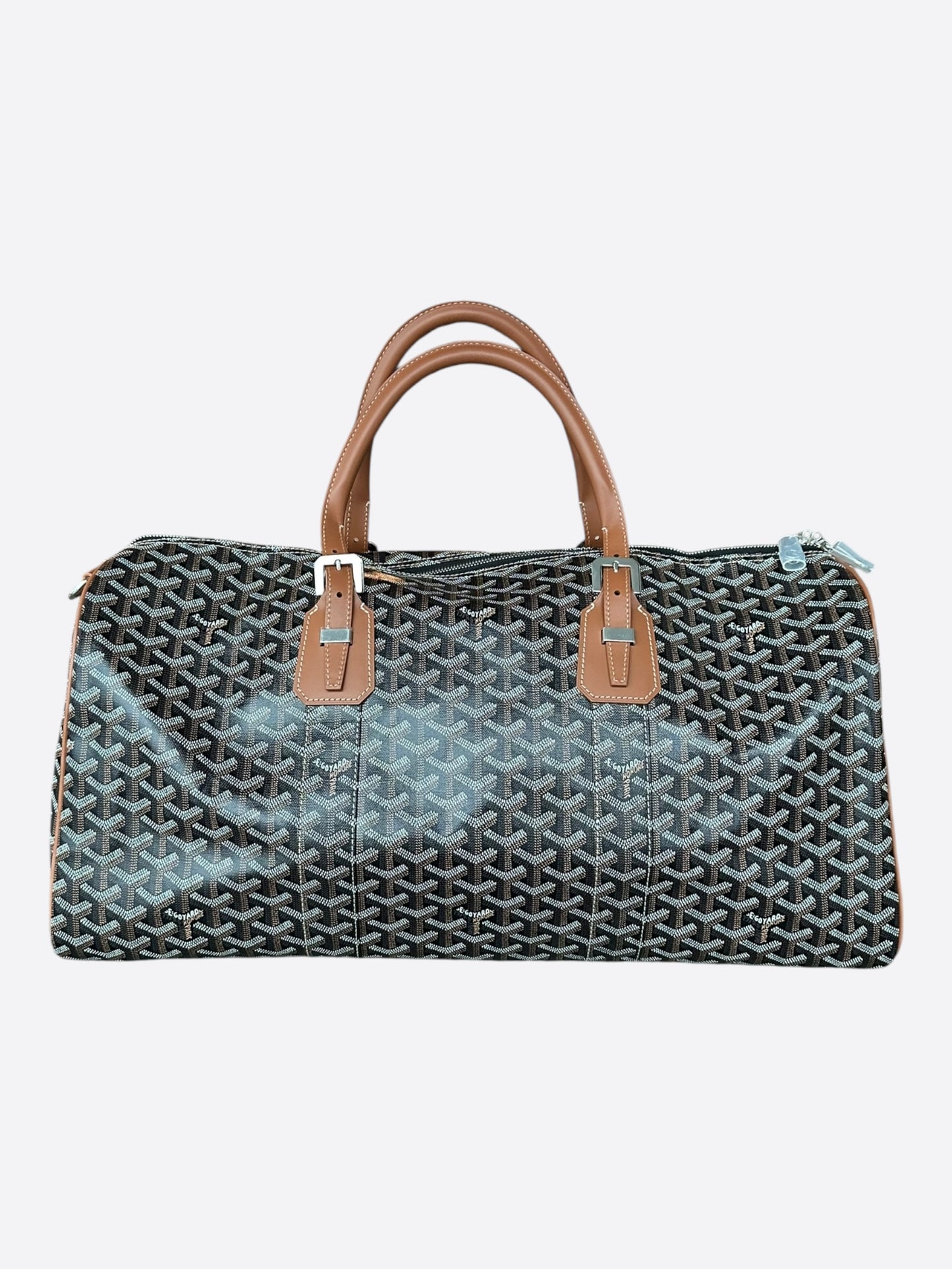 Goyard Black & Brown Boston 50 Duffel Bag