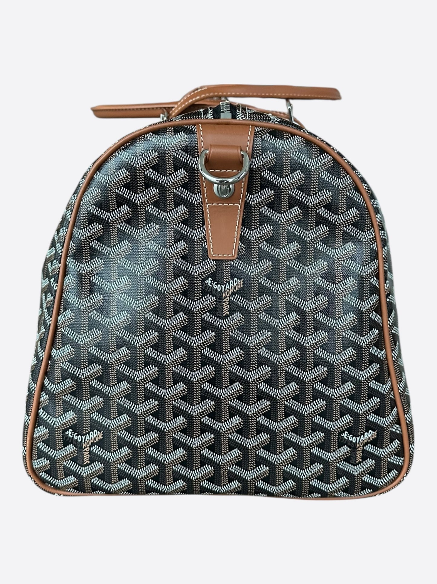 Goyard Black & Brown Boston 50 Duffel Bag