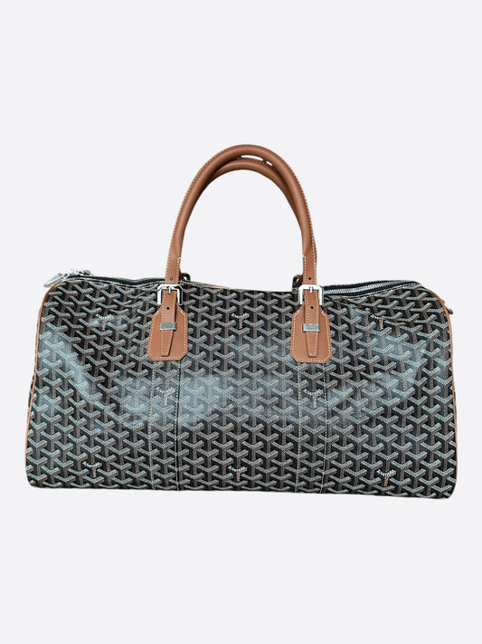 Goyard Black & Brown Boston 50 Duffel Bag