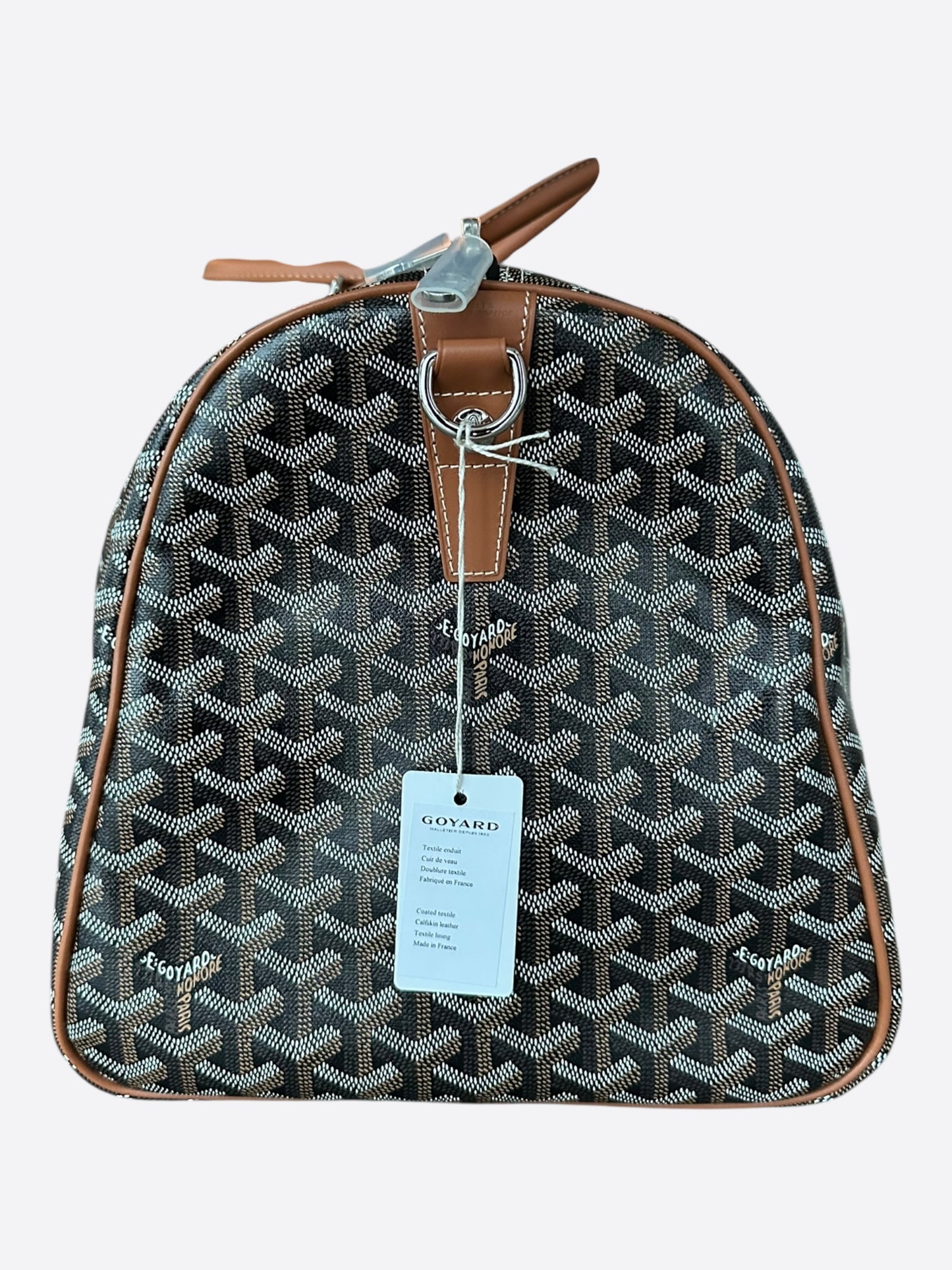Goyard Black & Brown Boston 50 Duffel Bag