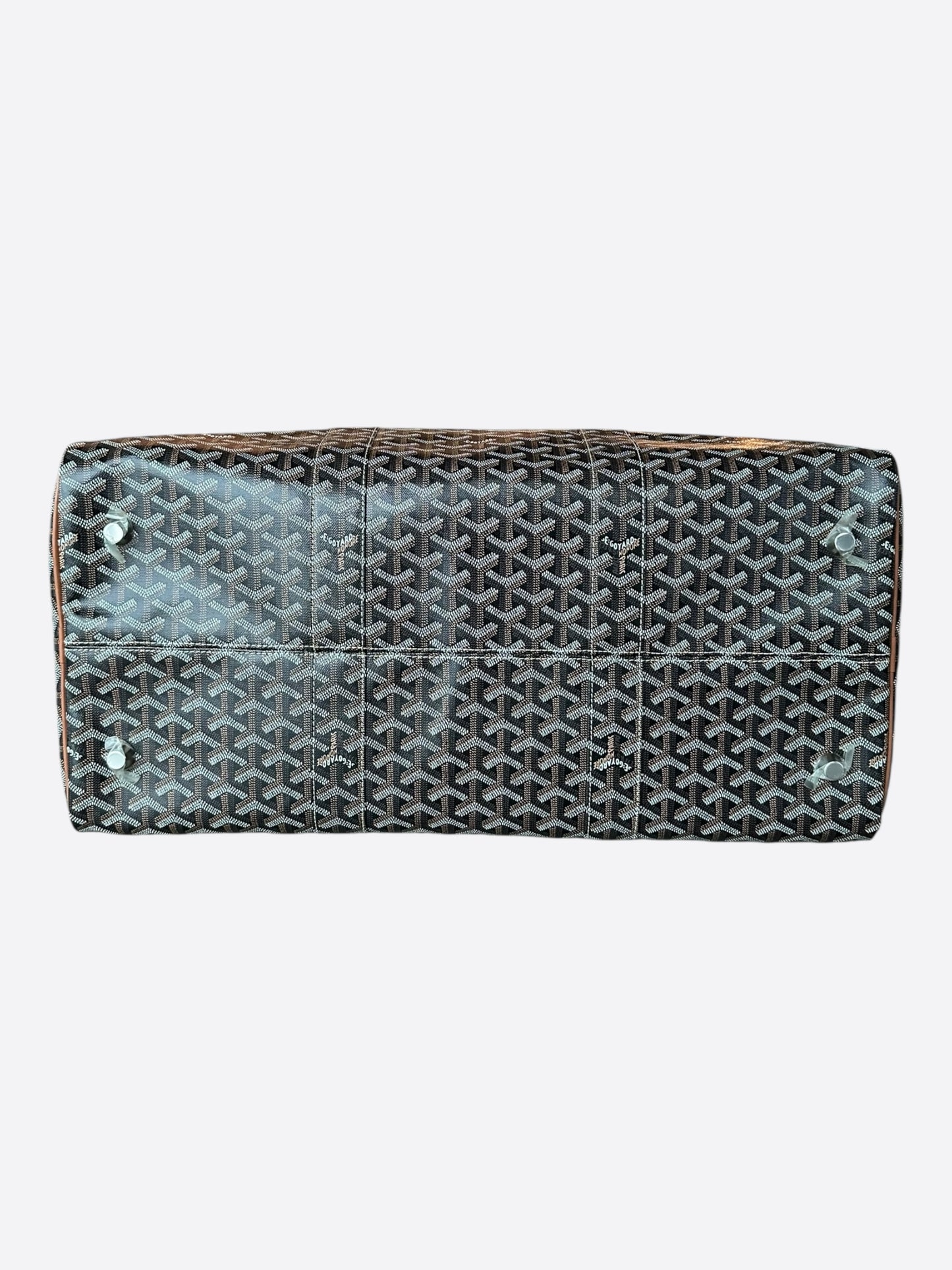 Goyard Black & Brown Boston 50 Duffel Bag