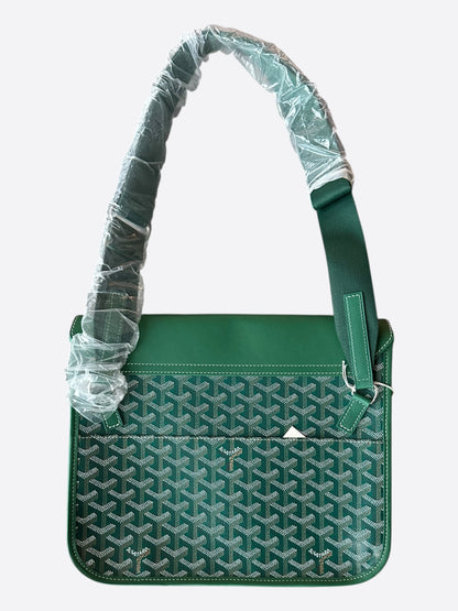 Goyard Green Coursier Messenger Bag