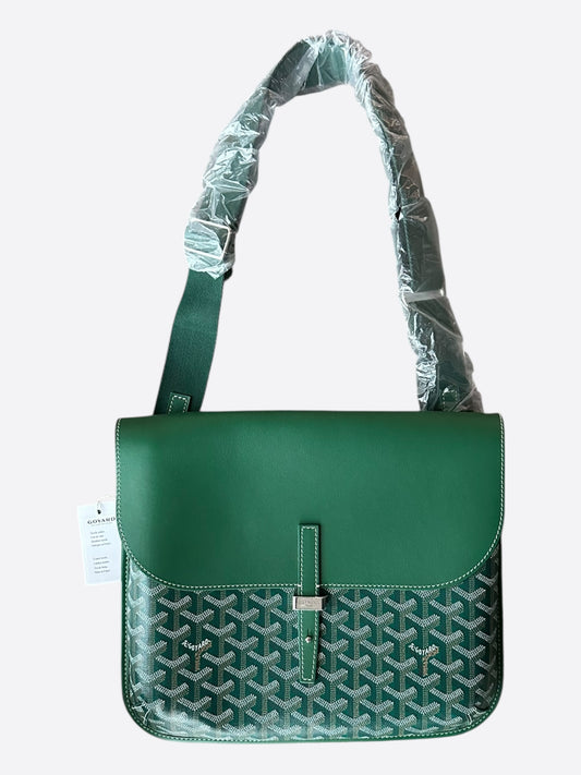 Goyard Green Coursier Messenger Bag