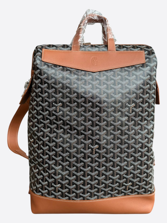 Goyard Black & Brown Cisalpin Backpack