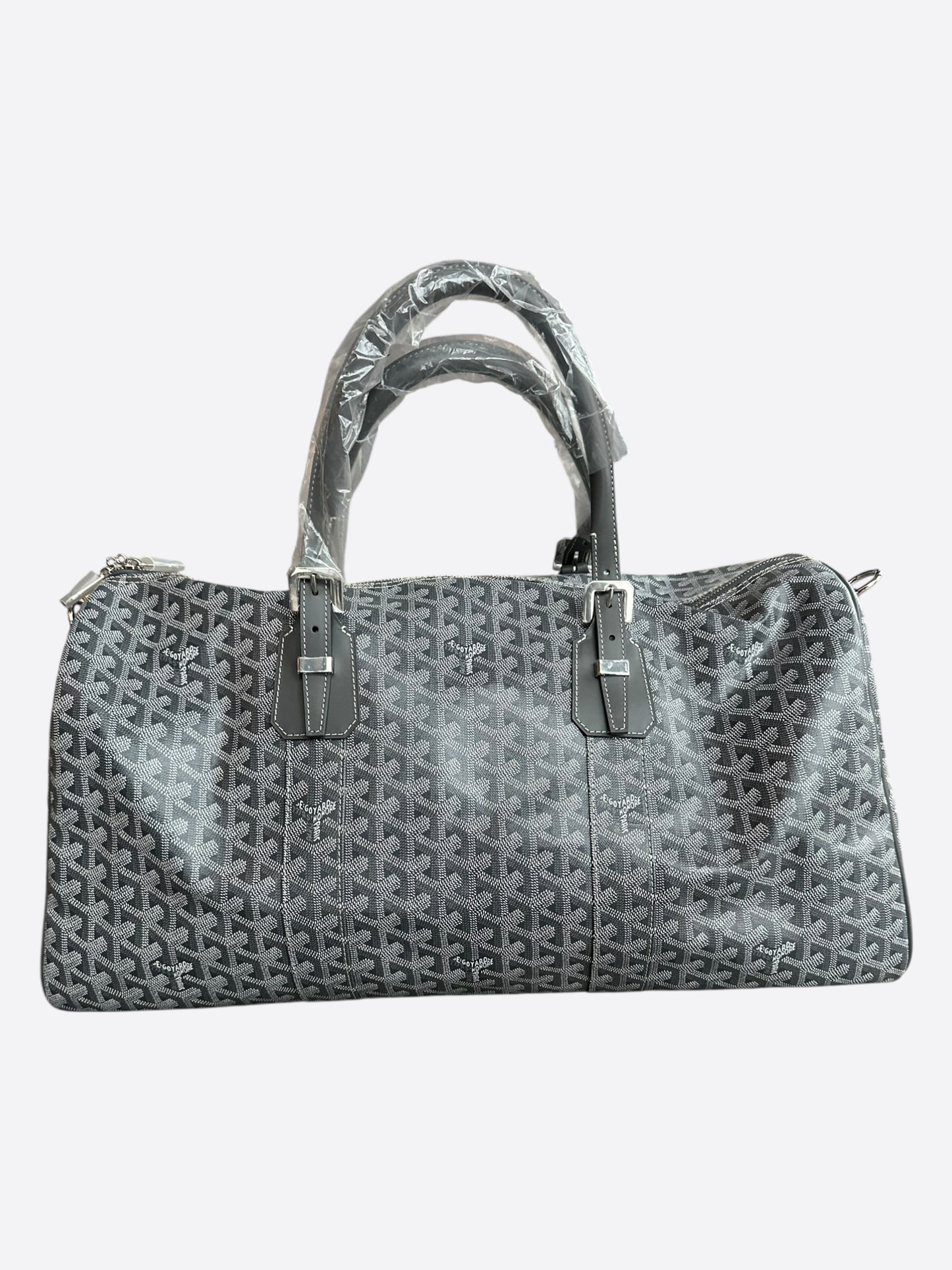 Goyard Grey  Boston 50 Duffel Bag