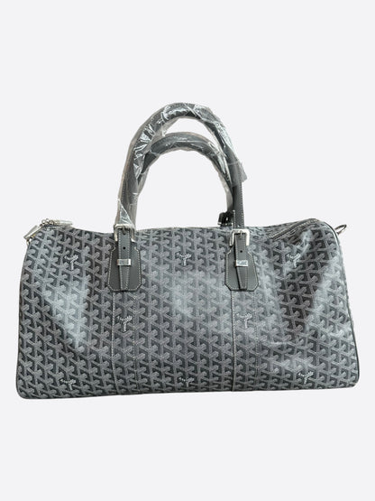 Goyard Grey  Boston 50 Duffel Bag