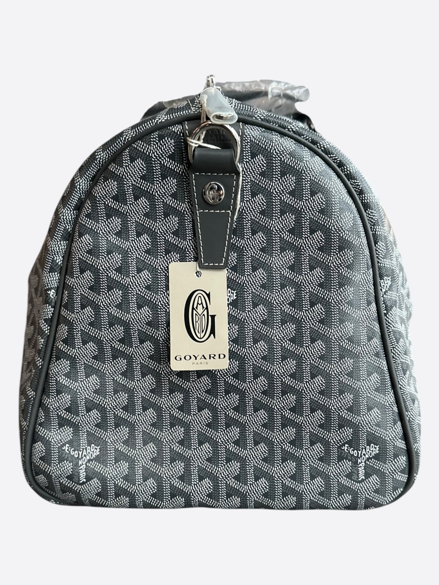 Goyard Grey  Boston 50 Duffel Bag