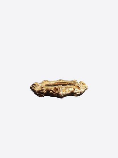 Chrome Hearts 22K Cross Vine Band Ring