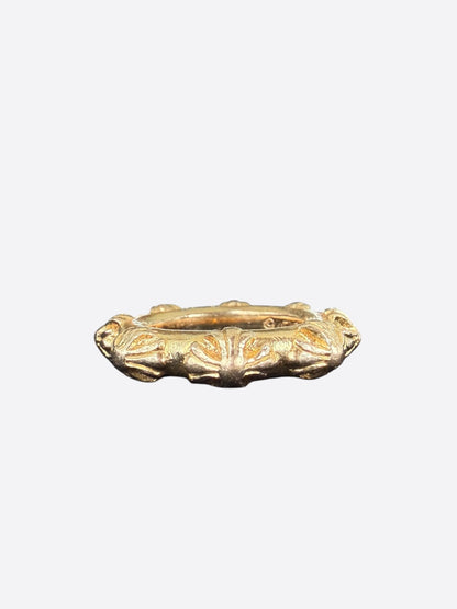 Chrome Hearts 22K Cross Vine Band Ring