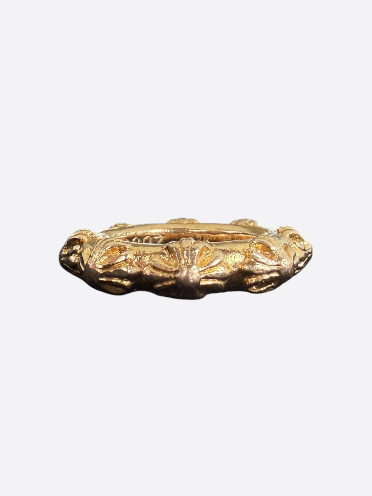 Chrome Hearts 22K Cross Vine Band Ring