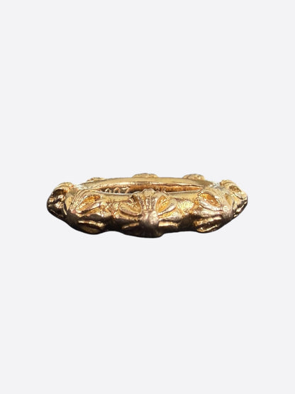 Chrome Hearts 22K Cross Vine Band Ring