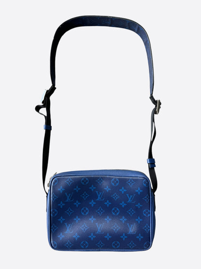 Louis Vuitton Blue Taigarama Monogram Outdoor Messenger Bag