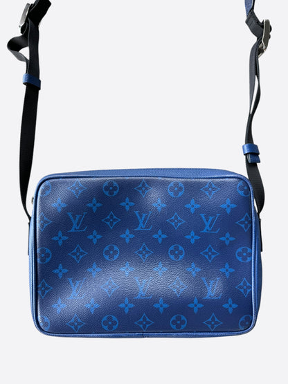 Louis Vuitton Blue Taigarama Monogram Outdoor Messenger Bag