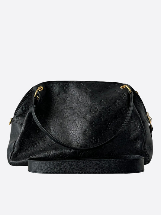 Louis Vuitton Black Empreinte Monogram Montaigne MM