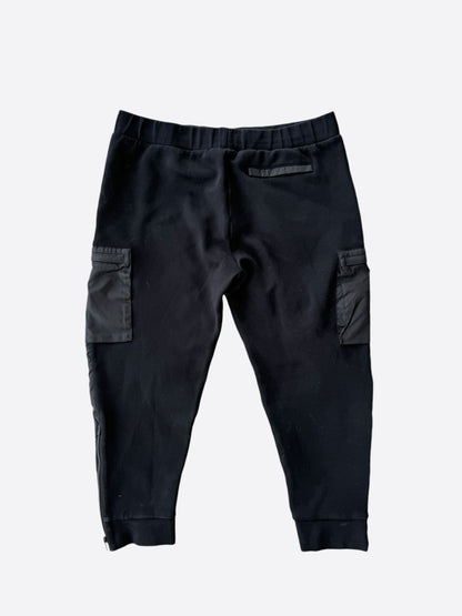 Prada Black Nylon Cargo Pants