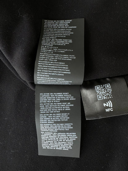 Prada Black Nylon Zip Up Hoodie