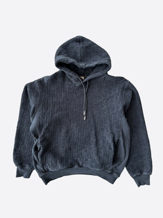 Dior Navy Oblique Towel Hoodie