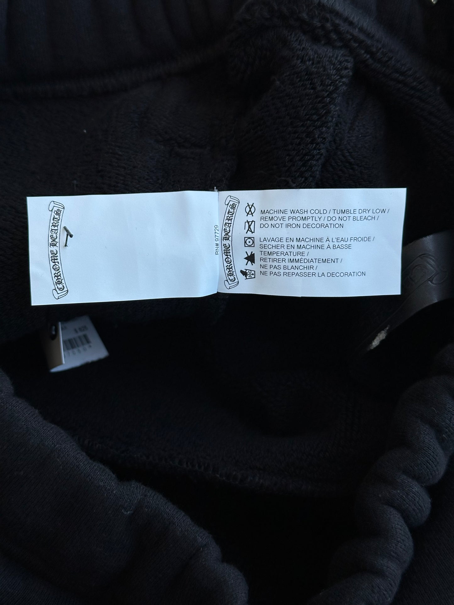 Chrome Hearts Black CH Logo Embroidered Shorts