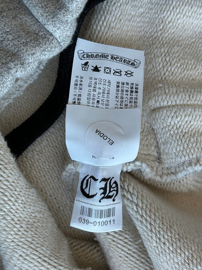 Chrome Hearts Grey & Black CH Logo Embroidered Shorts