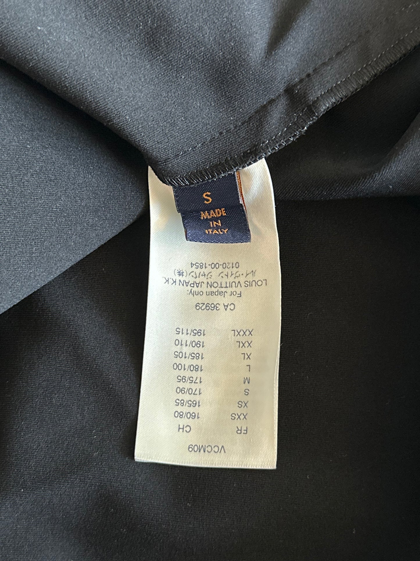 Louis Vuitton Nigo Black Logo Zip Up Windbreaker