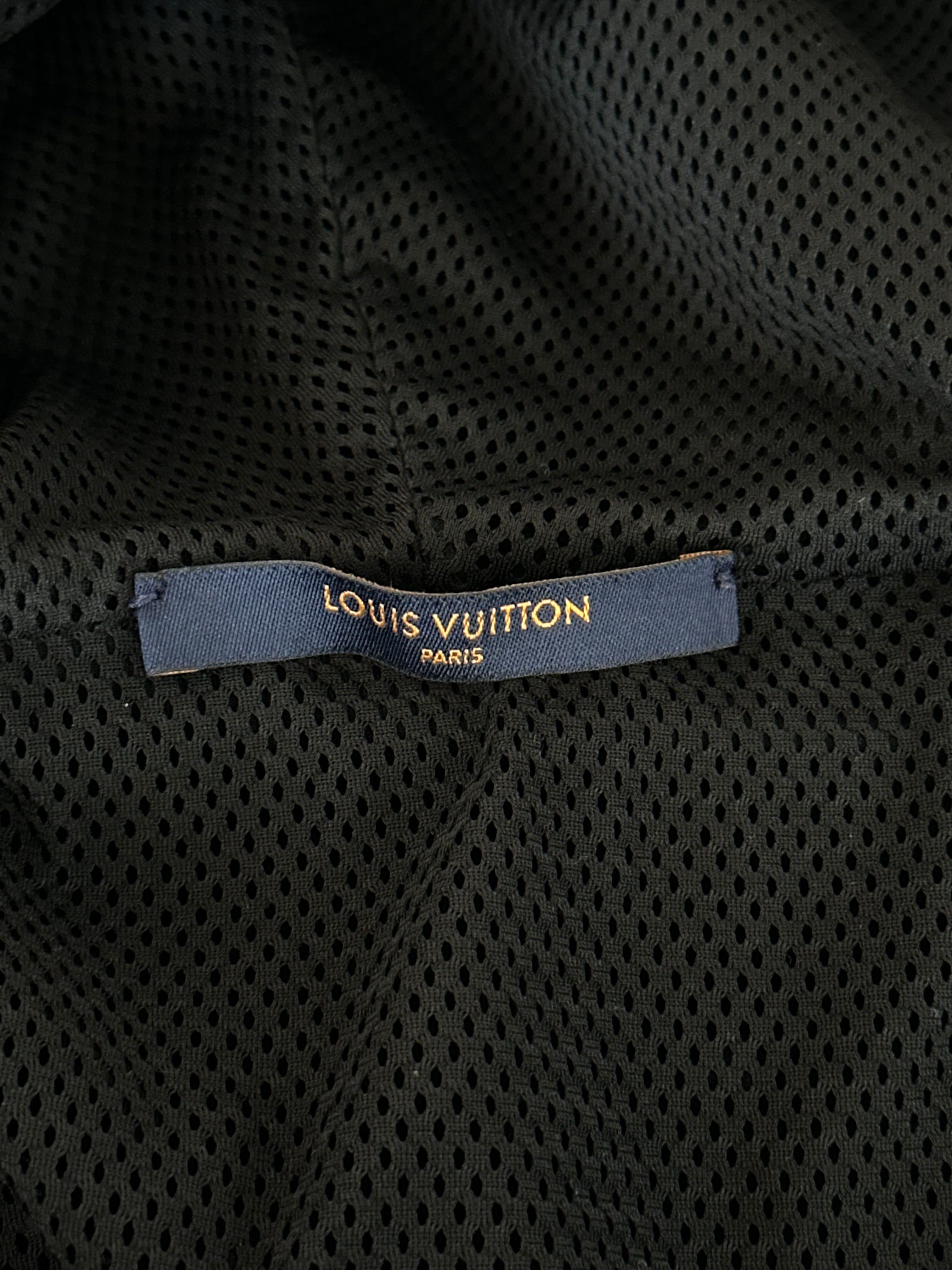 Louis Vuitton Nigo Black Logo Zip Up Windbreaker – Savonches