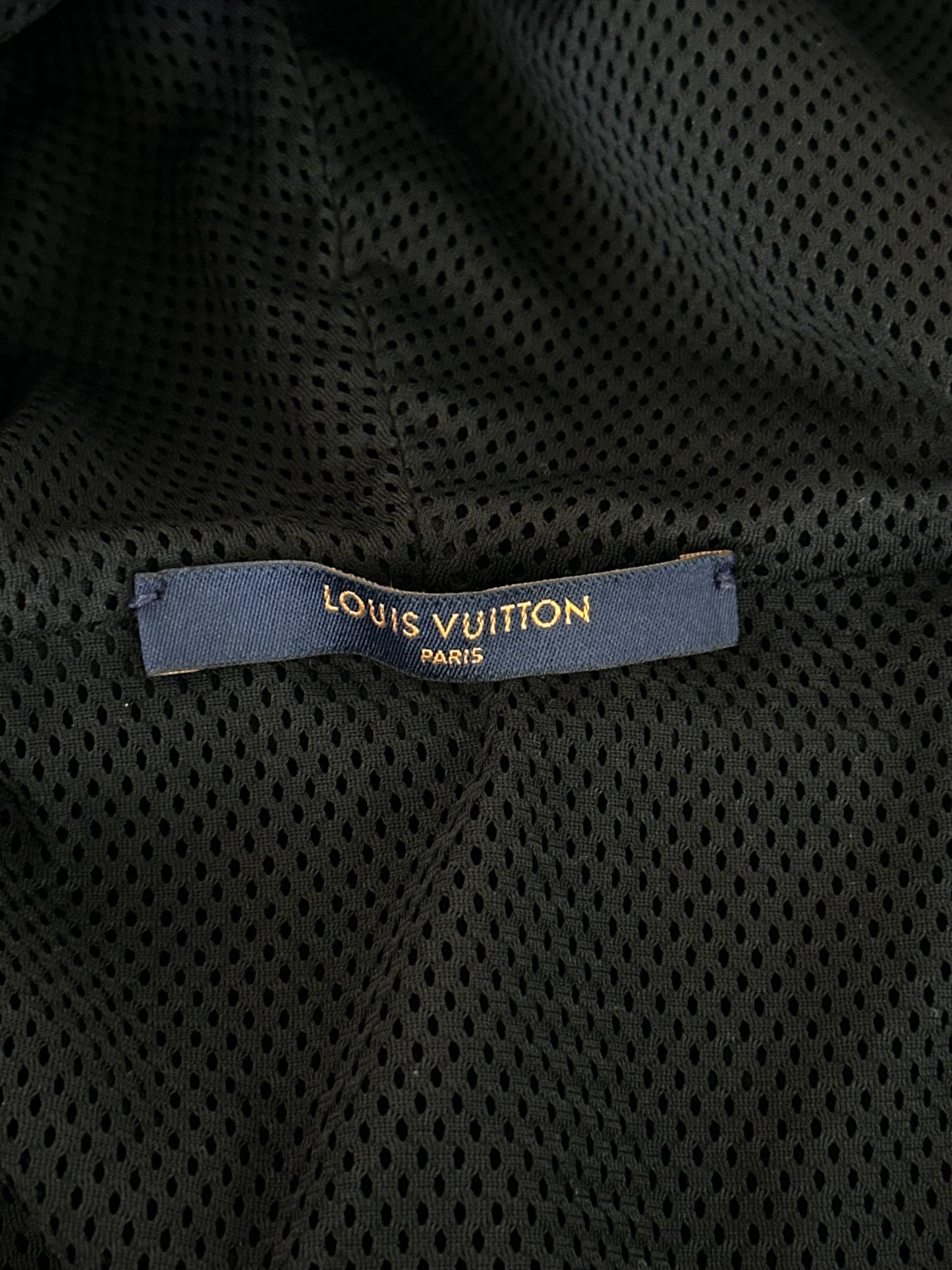 Louis Vuitton Nigo Black Logo Zip Up Windbreaker