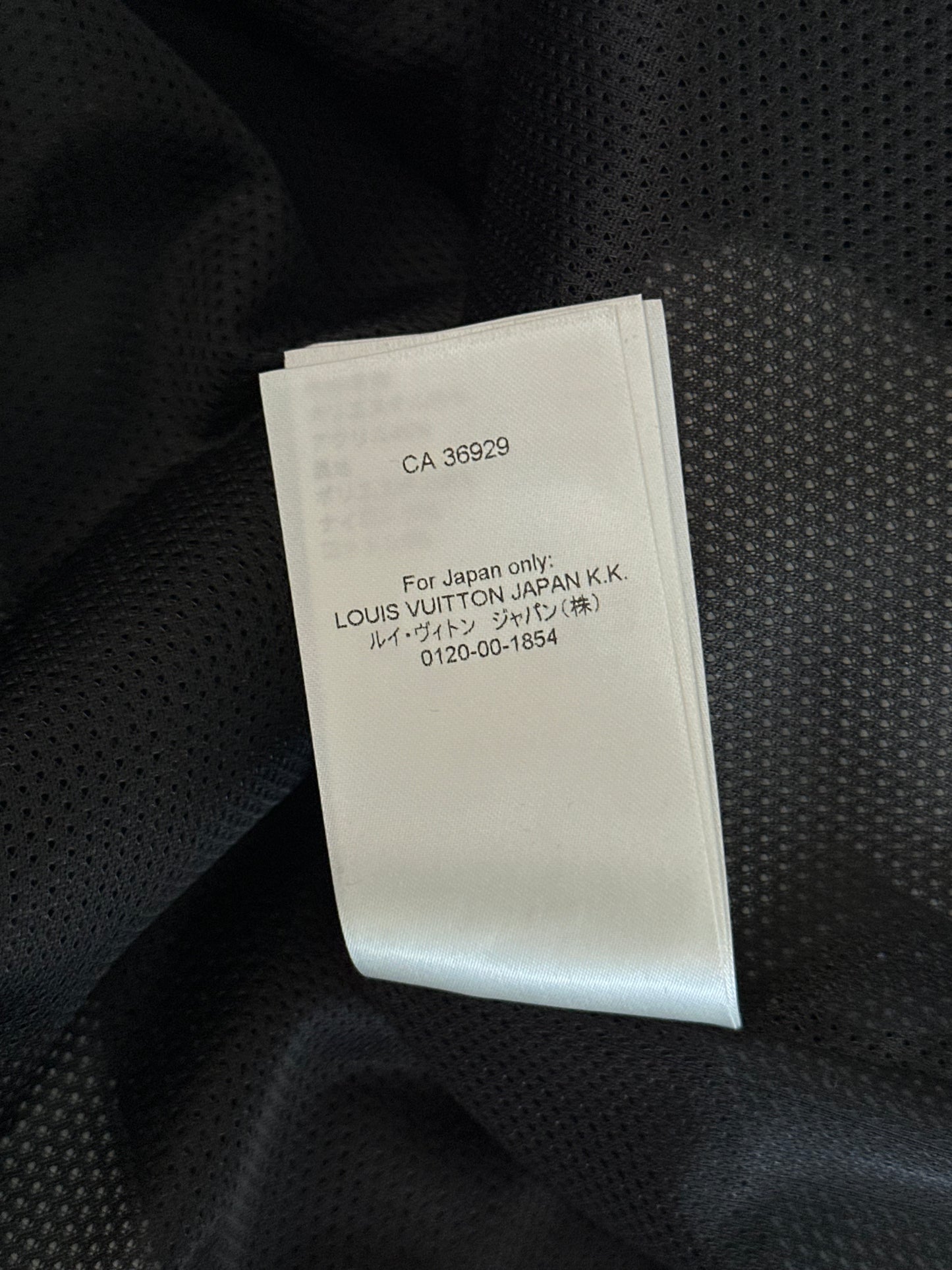 Louis Vuitton Black & White Logo Fleece Jacket