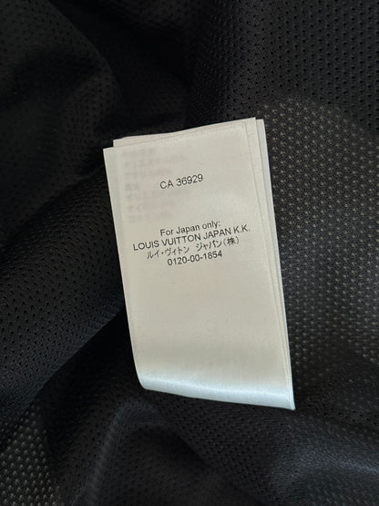 Louis Vuitton Black & White Logo Fleece Jacket