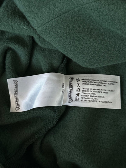 Chrome Hearts Green & Yellow T-Bar Logo Hoodie