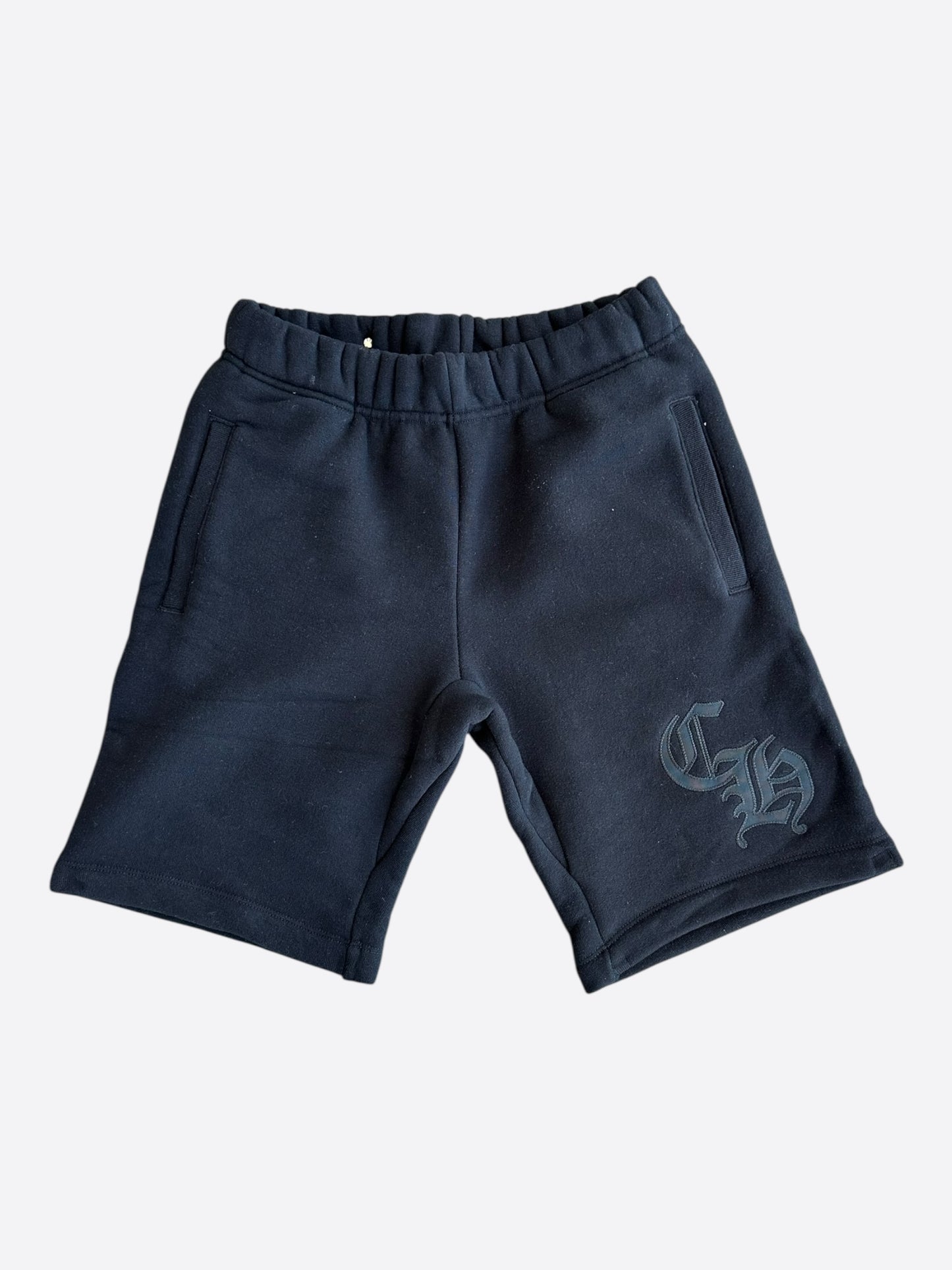Chrome Hearts Black CH Logo Embroidered Shorts