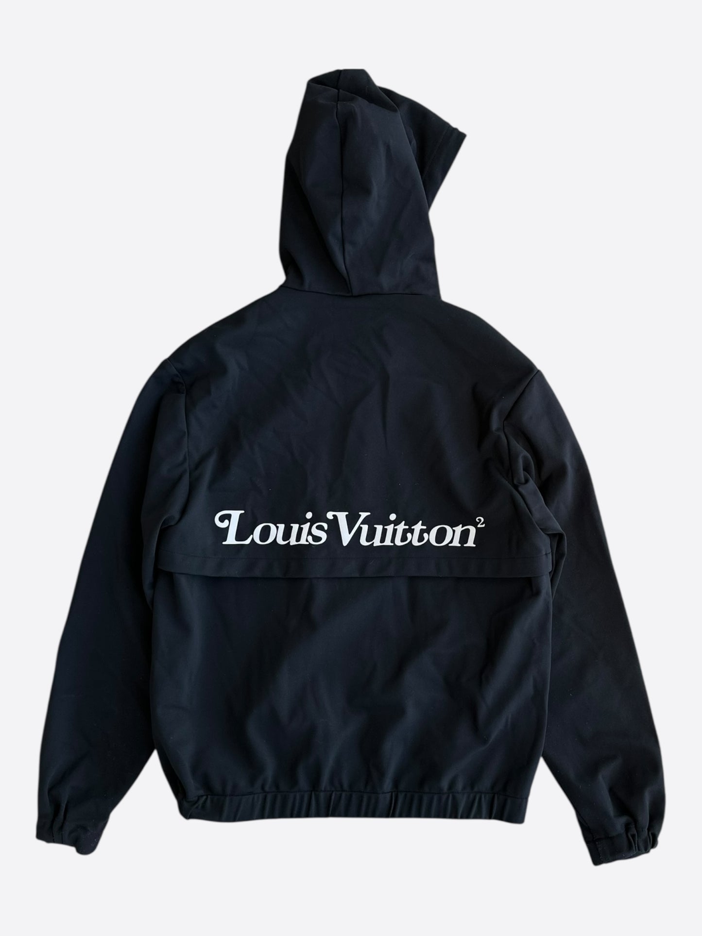 Louis Vuitton Nigo Black Logo Zip Up Windbreaker