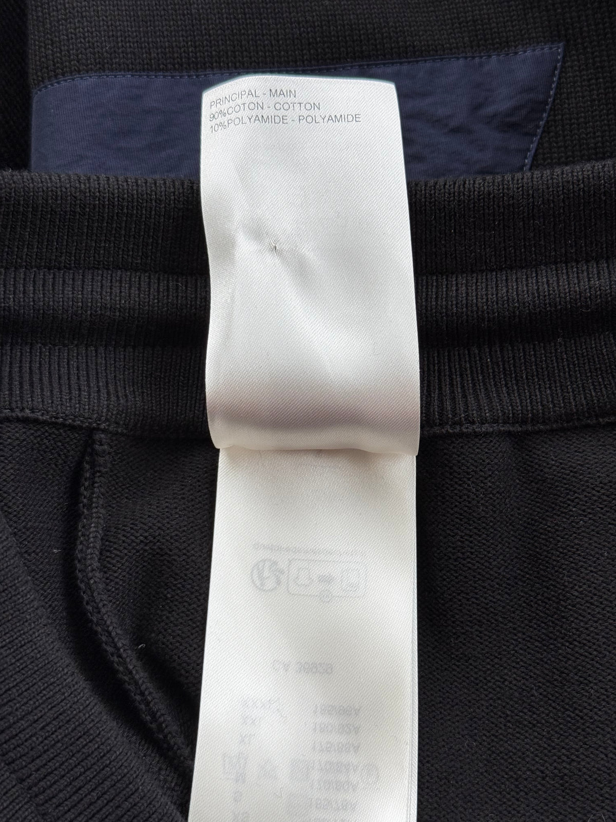 Louis Vuitton Black & Blue Logo Panelled Sweatpants